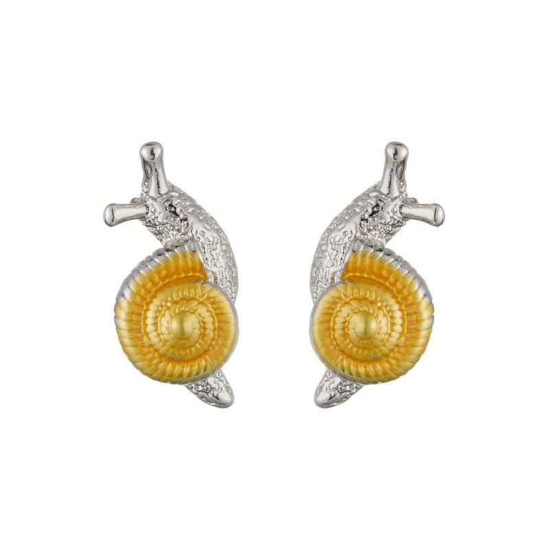 Snail Ear Studs Jewelry Eye catching Snail Ear Adornments Dainty Snail Earrings Adornment for Man and Women