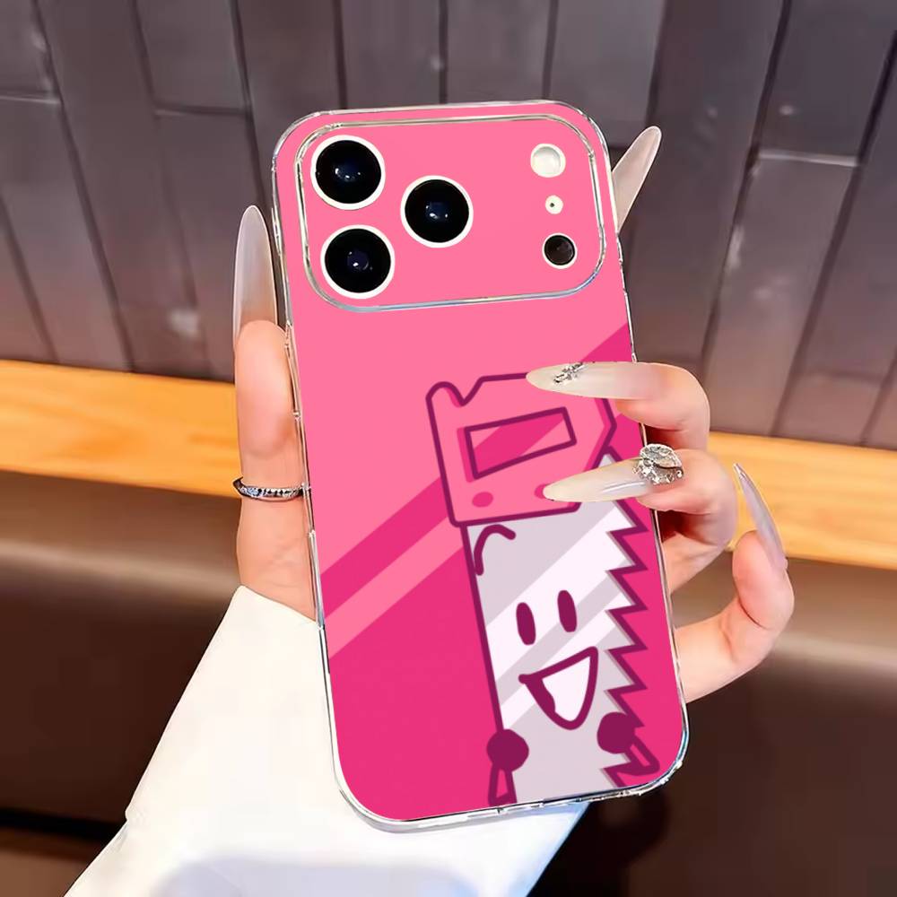 Bfdi B-Battle For Dream Island Phone Case For iPhone17,16,15,14,13,12,11 Plus,Pro Max Soft Transparent Cover