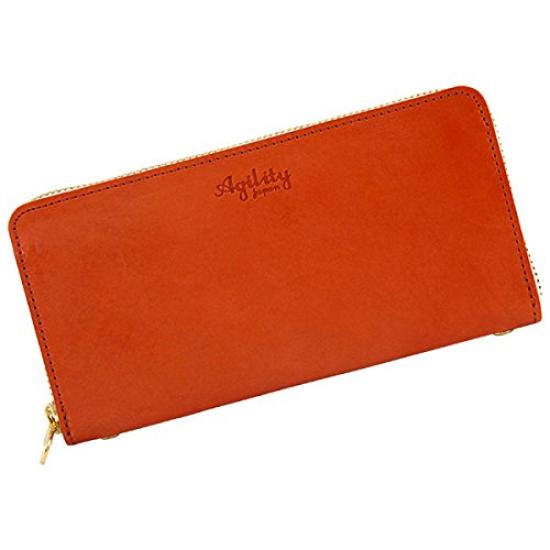 AGILITY Affa "Grotto" Long Wallet with Round Zipper, Made In Japan