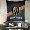 Vegas Golden Knights Gold Helmet Pattern Home Decor Tapestry, Wall Hanging, Decorative RV Wall Cloth.ZGT0914386