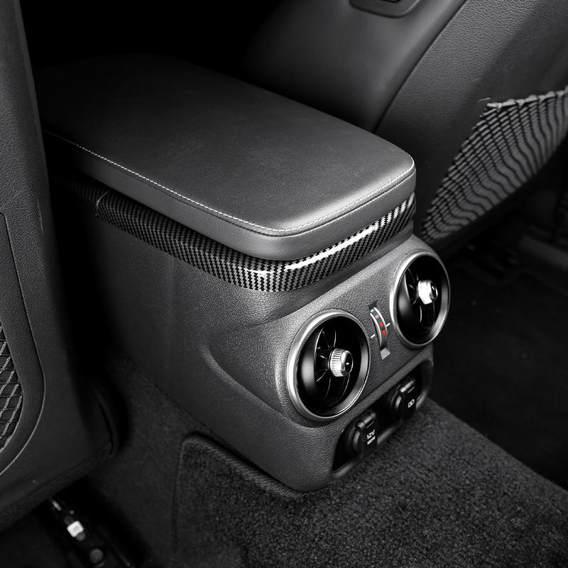 For Kia Stinger 2018- Center Console Cover Auto Interior Console Gear Shift Central Water Cup Storage Box Trim Frame LHD/RHD