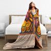 Anime Yu Gi Oh Card Blanket  Warm Print Plush Bedding Throws For Bedroom Camping Flannel Bedspread Bed Cover
