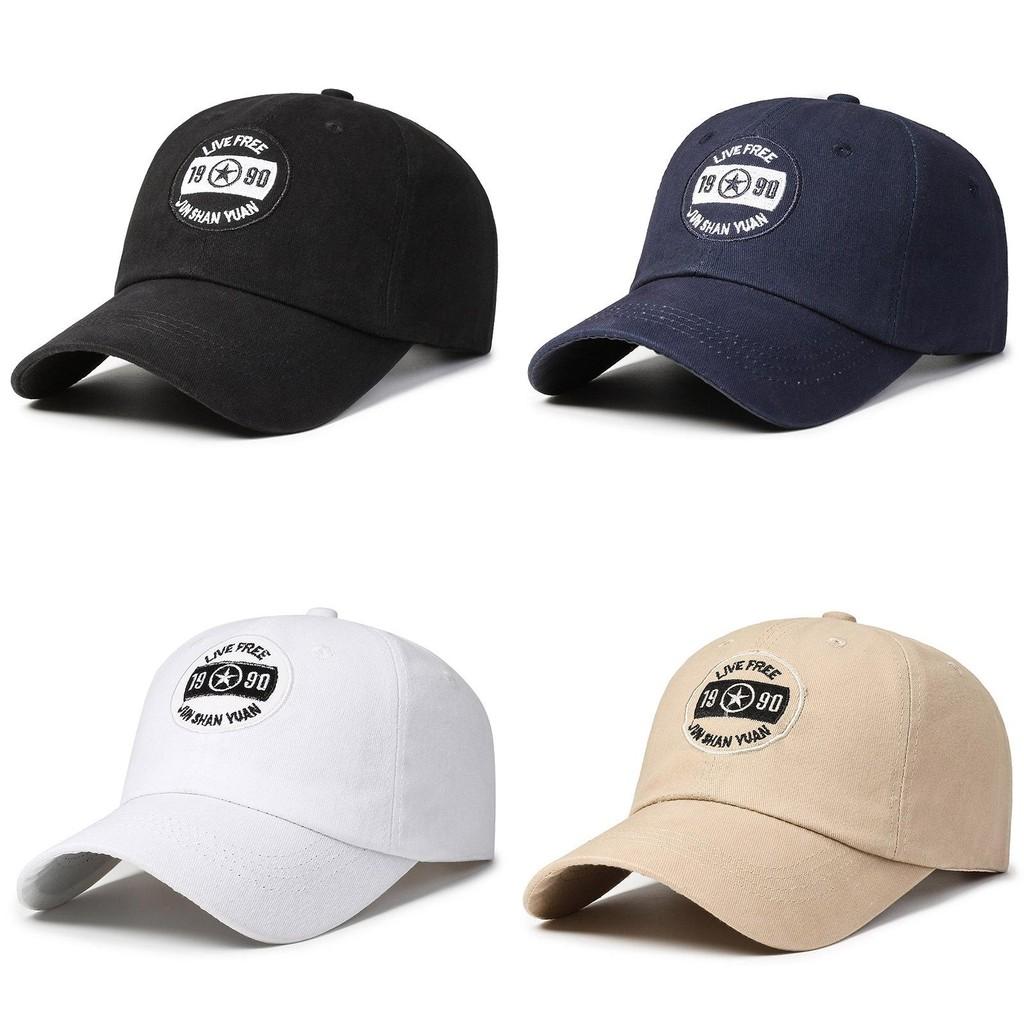 1990 Star Letter Embroidery Baseball Cap Outdoor Sun Protection Breathable Hat