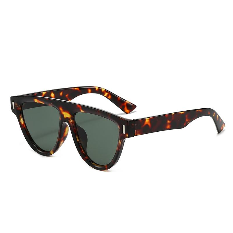 Vintage Luxury Rice Nail Square Frame Glasses Women Men Outdoor Eyeglasses Traveling Driving Shade UV400