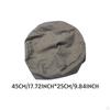 , Round Ottoman with Storage Cover for Pillows Toy Organizer