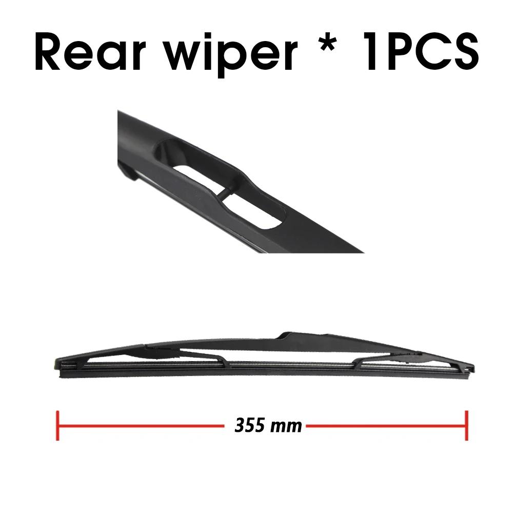 Car Rear Wiper Blade Blades Back Window Wipers Arm For Citroen C3 Hatchback (2002-2009) 355mm Auto Windscreen Blade