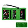 Kaitak Family Minecraft Bifold Wallet with Coil Closure and Velcro Closure, Official Apparel Merchandise, 1P5F58H (Green)