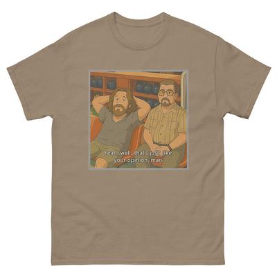 T-shirt The Big Lebowski | Film anni '90 | Maglietta Pop Culture | T-shirt personalizzata The Dude