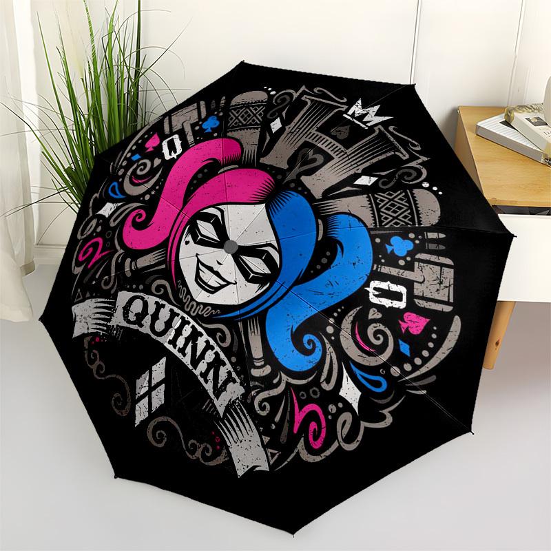 

1pc Queen Quinn Artwork Umbrella with Plastic Handle,Cartoon Pattern,Suitable for All Seasons Multi-functional Umbrella392