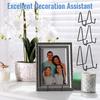 Picture Stands Holder Display Picture Easel Metal Plate Dish Tabletop Art Pictures Frame Photo Decorative Tabletop Art 1 Pc