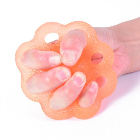 Hand Grip Exerciser Ball High Elasticity Bump Design Recovery Training Hand Acupuncture Point Activation Grip Strengthener Ball for Home