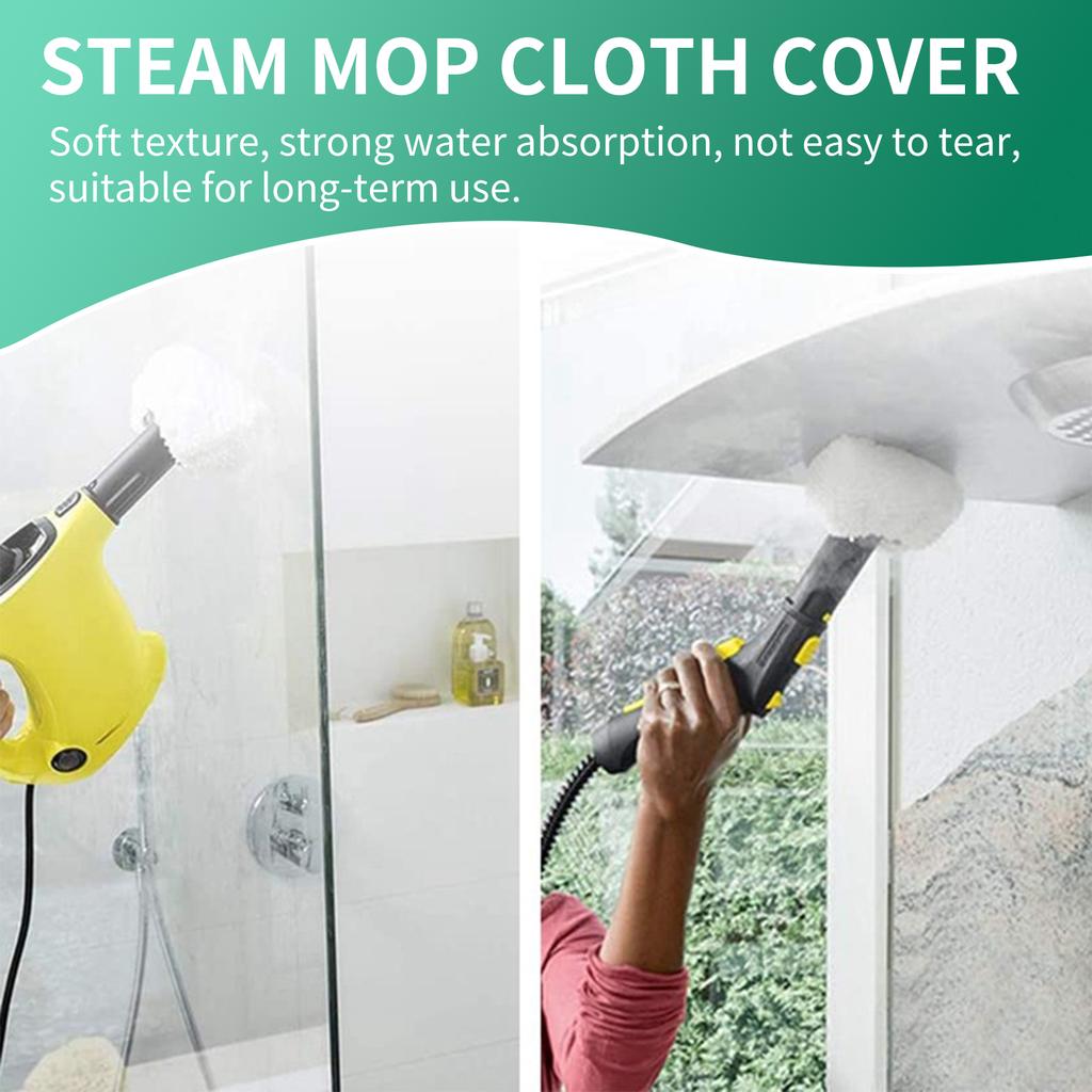 10Pcs Steam Mop Replacement Pad for SC1/SC2/SC3 Washable Steam Mop Kitchen Cleaner Pad Reusable Microfiber Cloth Steam Mop Cover