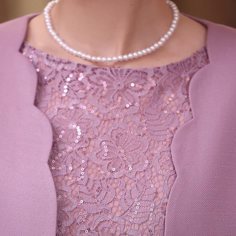 Festive Two-Piece Dress Set for Mothers