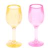 5Pcs 1:12 Doll Houses Colorful Wine Glass Cup Goblet Bar Drinking Miniature
