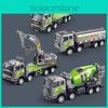 Inertia Alloy Construction Vehicles Set For Boys With Movable Parts And Visual Development