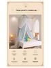 Princess Style Hanging Mosquito Net: Dustproof, Light-Blocking Dome Bed Canopy, Easy Installation