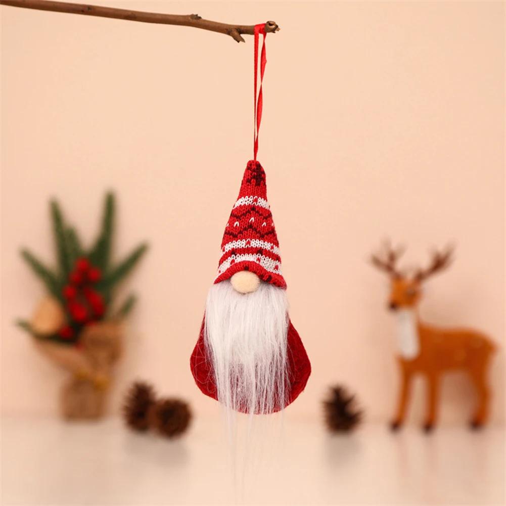 Fashion Brand New Faceless Gnome Doll Santa Xmas Tree Hanging Home Unique Ornament 16 X 7 X 5cm Adorable Christmas