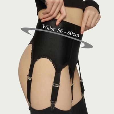 Adjustable Back Buckles Shaper Garter Suspender Belt For Stockings Women Sexy High Waist Underwear Collocation Hose Garter