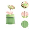 Compact USB Humidifier Flower Design 260ml Night Light Aroma Diffuser for Desk