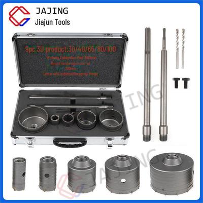 Air Conditioning Wall Hole Opener: Carbide Drill Bit Set for Cement, Brick, and Concrete