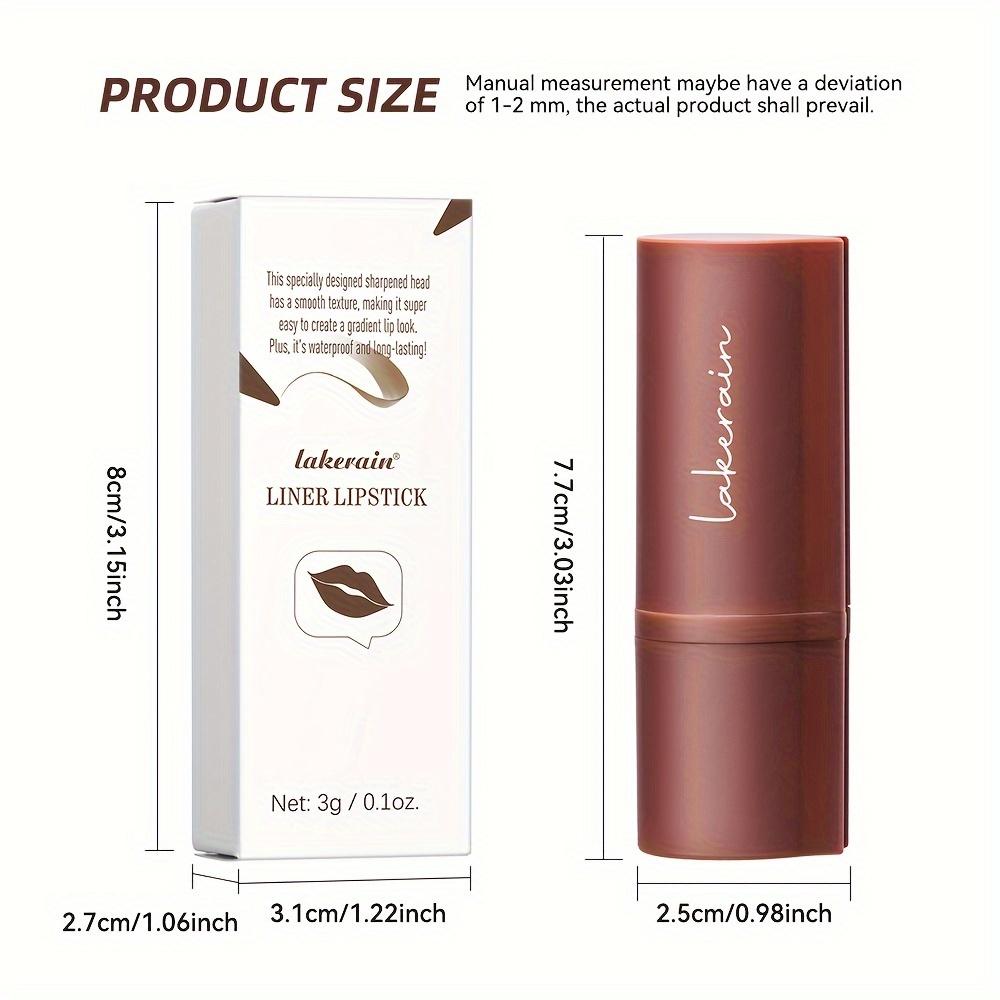 Matter Lipliner und Lippenstift, wasserfest, lang anhaltender Lippenstift, samtig glatt, hochpigmentiert – perfekt für den täglichen Gebrauch und Make-up-Artists