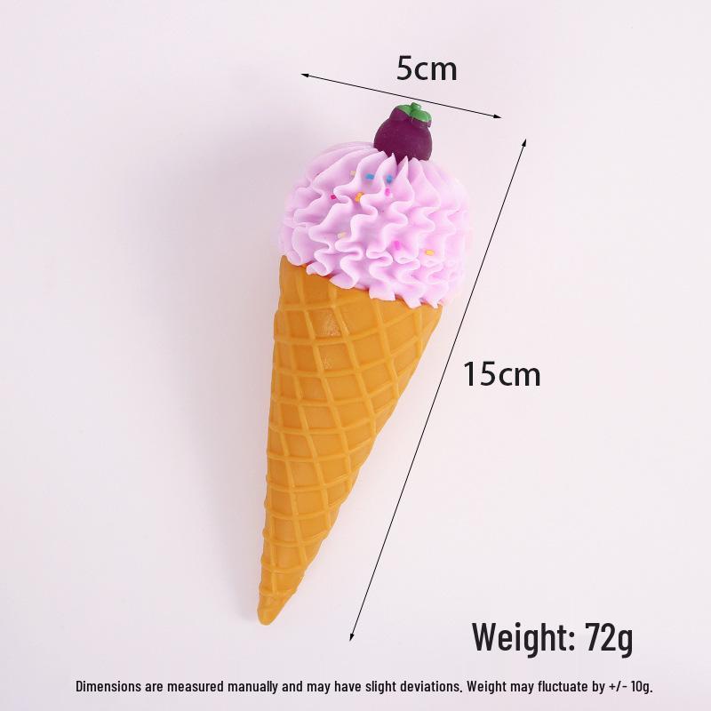 Waffelhörnchen-Modell - Dekorationsobjekt für gefälschtes Eisgeschäft, DIY-Handspielzeug.