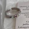 Stone Opal Fashionforward Colorful Ring Adjustable Design For Women Modern