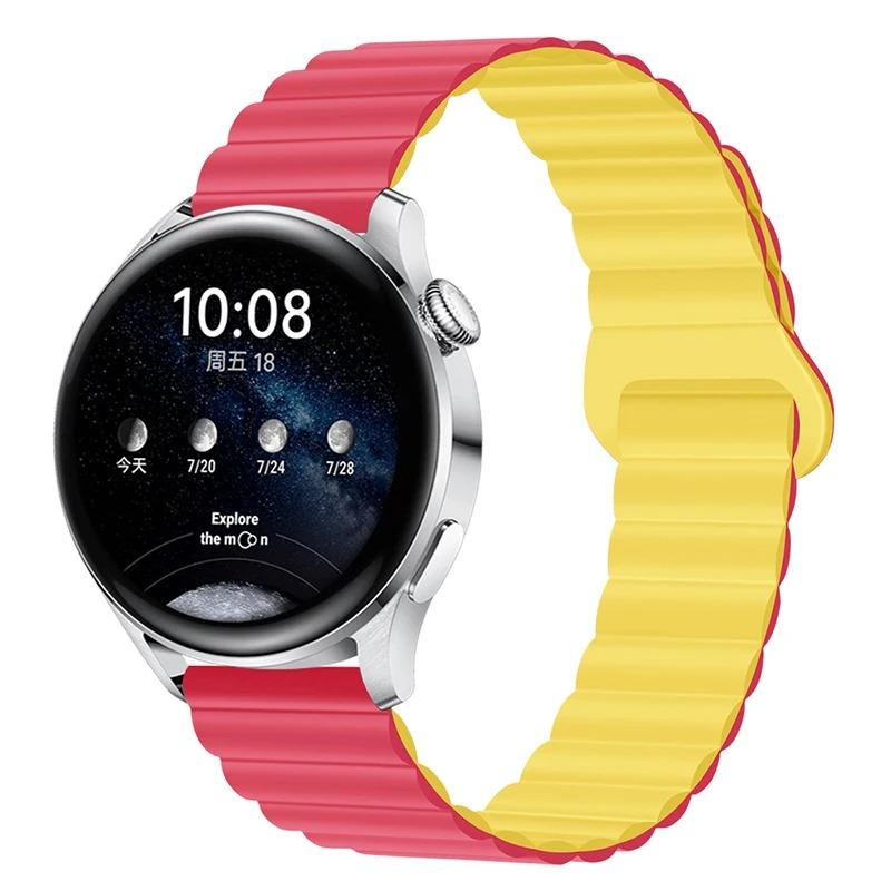 Silicone Strap For Samsung Galaxy watch 6 4 Classic 5 pro 3 Magnetic Loop bracelet HUAWEI GT 2 2e Pro 3 4 20mm 22mm Watch band