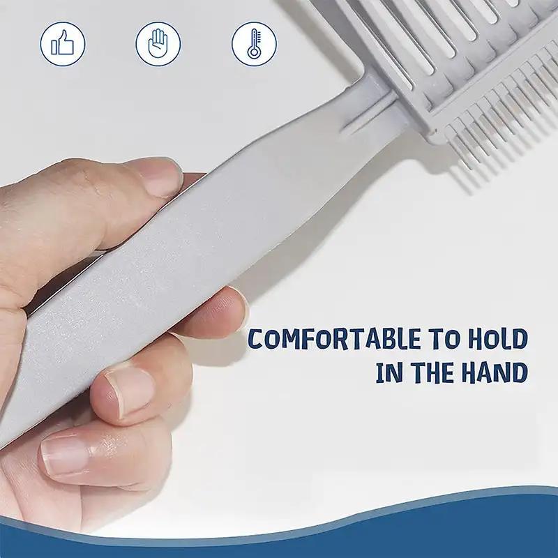 Men's gradient hairstyle comb hair cutting tool professional hair comb styling tools men flat top guide comb haircut clipper