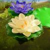 7pcs/set 10cm Artificial Lotus Plant Realistic Simulation Lotus Floating Lotus  Landscaping