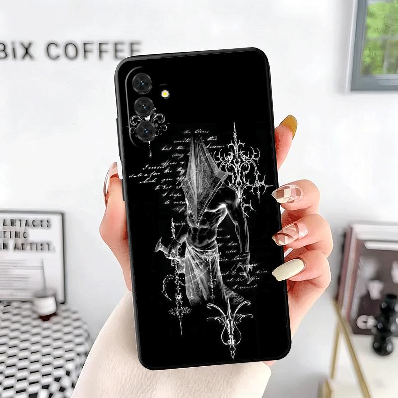 Silent Hill Horror Theme Soft Phone Case for Samsung A17 A37 A57 A16 A26 A36 A56 A15 A25 A35 A55 A14 A24 A34 A54 A13 A23 A33 A53