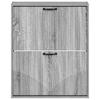 Wall Mounted Shoe Cabinet HOORN 71 x 17 x 86 cm Engineered Wood