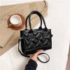 Hot-selling PU handbag bag women's new trend diamond square bag high value single shoulder messenger bag popular