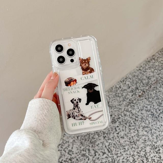 

Ins мультфильм собака сладкий милый щенок силиконовый мягкий чехол для телефона для Iphone Xr Xsmax X 11 13 Promax 14 12 Pro Max Plus Защитная крышка for iphone 14pro