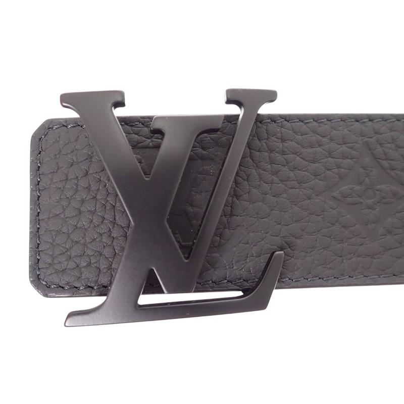 LOUIS VUITTON  M0424S 40 Monogram belt black Calfskin mens