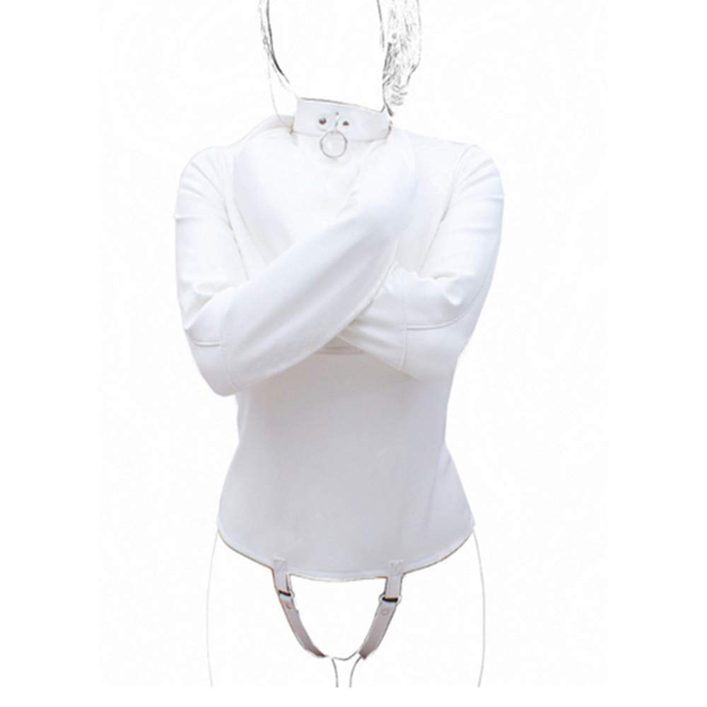 Sm omezení tvrdé noční prádlo zlobivé oblečení svěrací kazajka omezení pro dospělé zboží tvrdé svěrací kazajka tréninkové okovy sm svěrací kazajka sm kostým