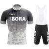 Cycling Suit BORA Tour De France Road Bike Short-sleeved Suit Perspiration and Moisture Absorption Event Breathable and Quick Drying