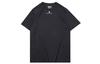 T Shirts Men's Black Crew Neck Moderate Straight Fit AHSQ237-2