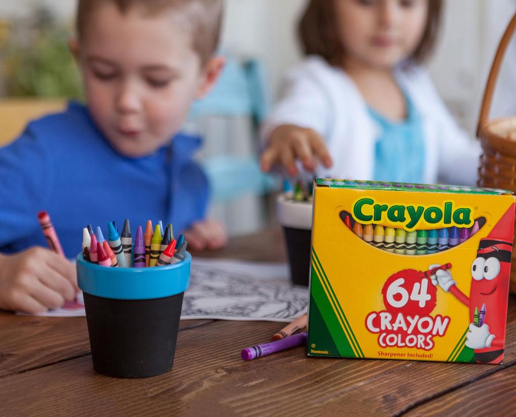 Crayola 64 with Crayon Genuine Item Number 520064 Crayons, Colors, Sharpener, Product,