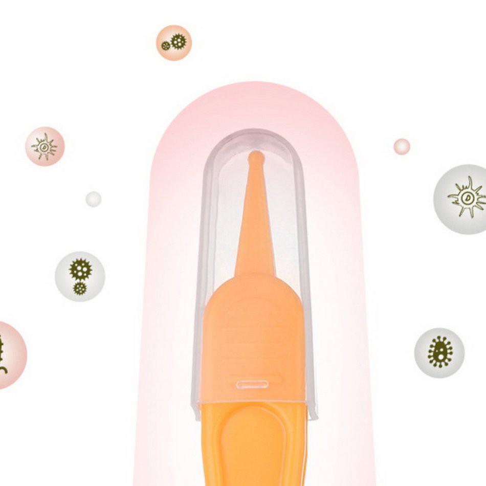 1/3Pcs Baby Ear Nose Navel Clean Tools Infants Safety Tweezers Cleaning Forceps Plastic Nasal Cavity Care Round Head Clamps Set