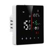 Touchscreen-Thermostat mit Verknüpfungsfunktion Wandmontage Temperaturregler für Wasserfußbodenheizung AC 90‑240V 3A