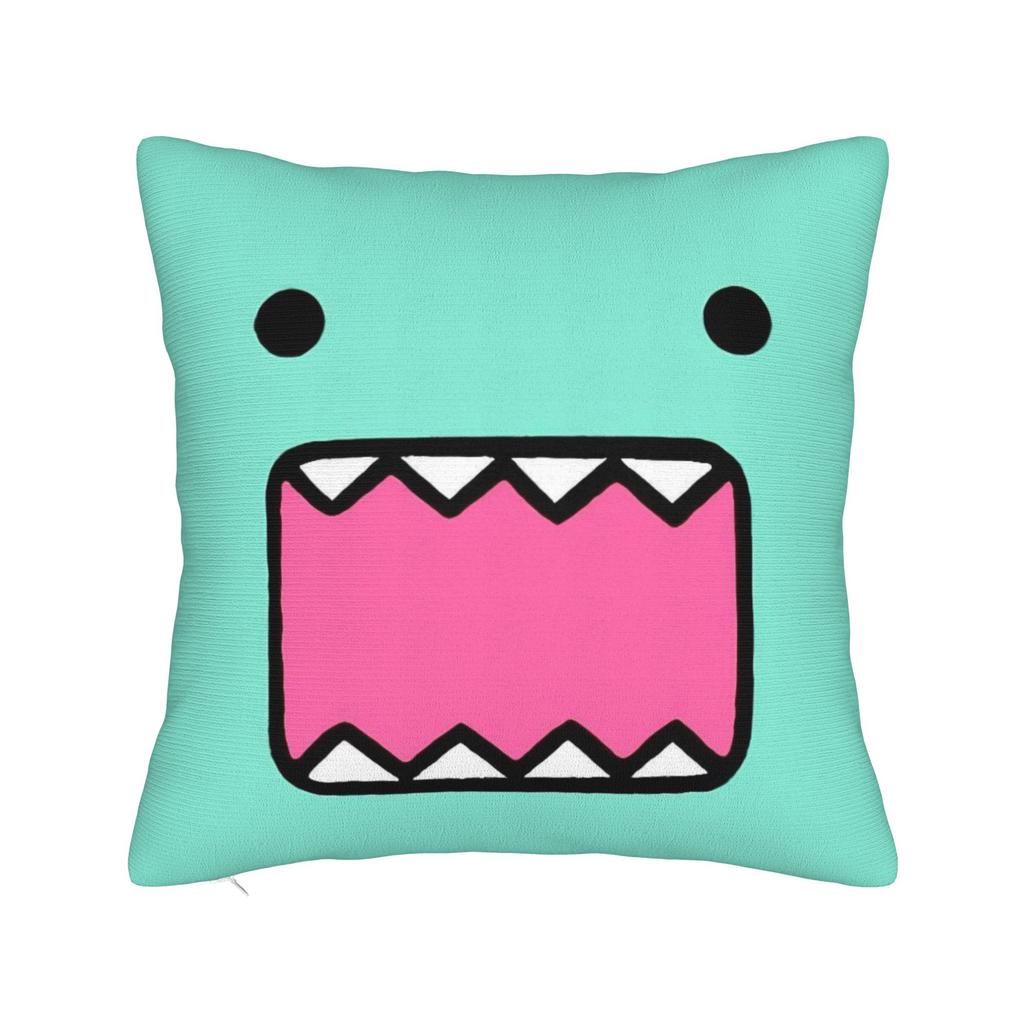 Domo Kun Pillowcase Merchandise Printing Cushion Cover Decorative Pillow Case Cover Living Room Multi Size