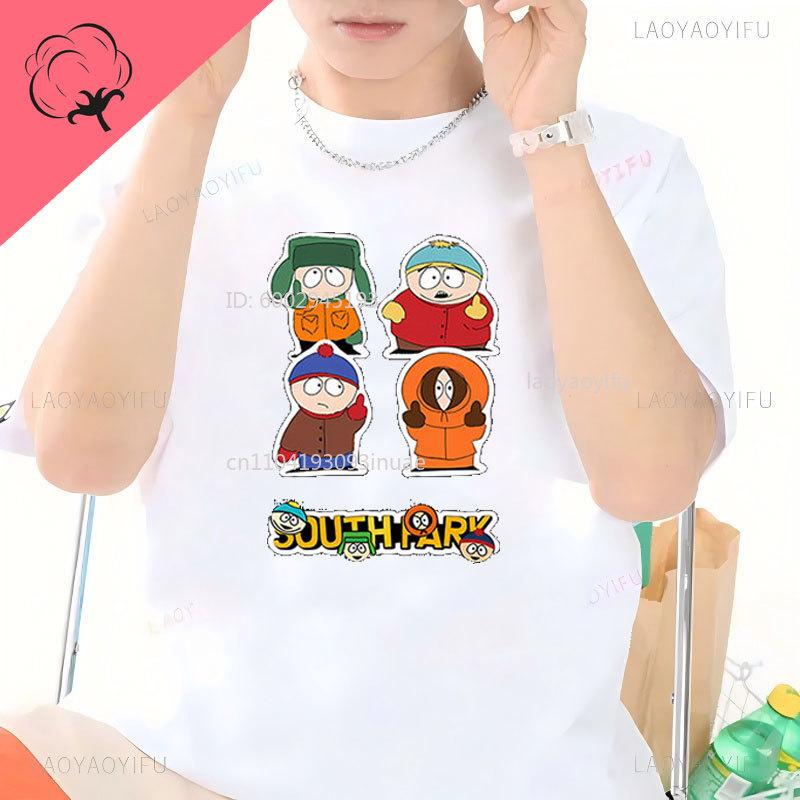 Camiseta South Park Howdy Cartunisex Quotation Short Sleeve Funny Humor Cartoon Enthusiast Camisa Oneck Cotton Printed Summer Shirt