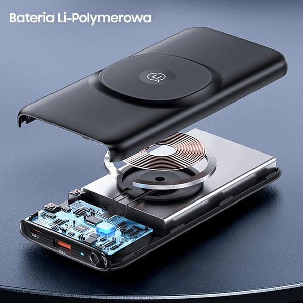 Usams Powerbank Pb62 10000Mah 20W        Qc3.0+Pd Magnetic Wireless Fast Charge Niebieski/Blue 10Kcd17104 (Us-Cd171)
