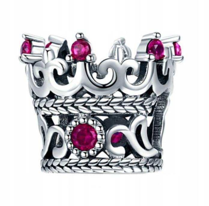 Charms 925 Crown Pendant Bead Charms 925 Cubic Zirconia
