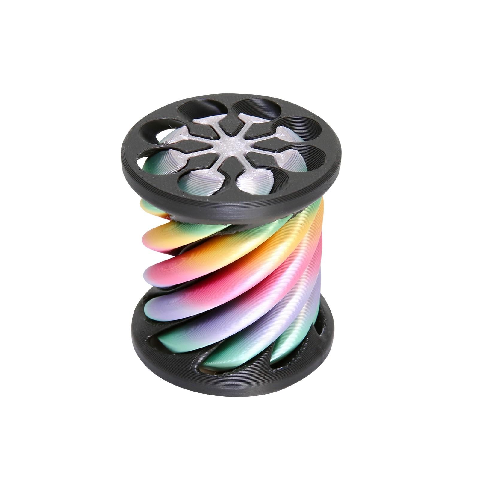 

3D-печатная игрушка для декомпрессии, вращающаяся спиральная проникающая скульптура для снятия стресса и беспокойства One Size