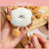 Toast Sausage Bread Adorable Mini Bear Plush Keyring Extensible Feet Kid Cartoon