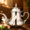 Изящный Ближневосточный Чайник | Декоративная Диагональная Деталь, с Изогнутым Носиком, для