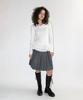 CRANK Double Frill Collar Top_White