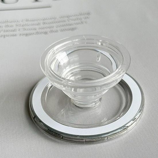 Telescopic Magnetic Stand: Ultra-thin, Transparent, Foldable Phone Holder
